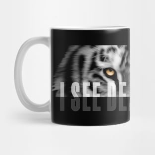 I See Dead People Lion Vector Graphic Design Mug